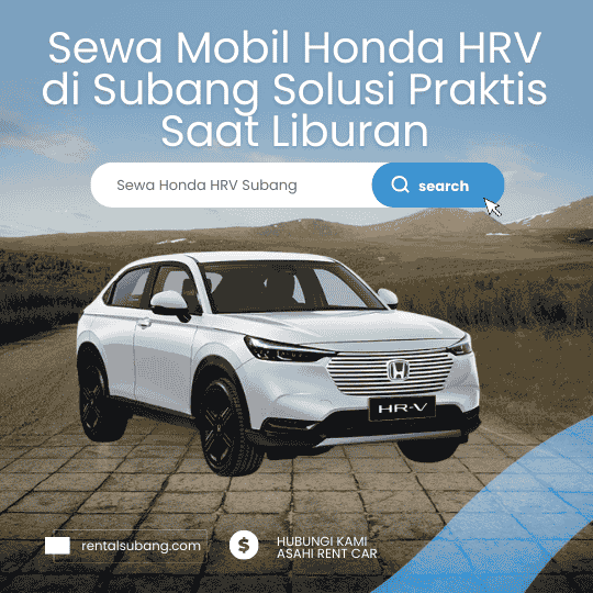 Sewa Mobil Honda HRV di Subang