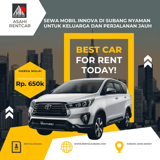 Sewa Mobil Innova di Subang