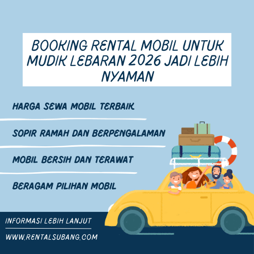 Booking Rental Mobil Untuk Mudik